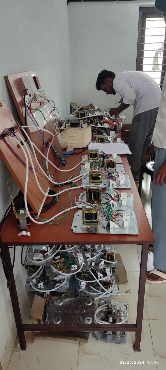 Voltage Stabilizer Assembling @ Electronics Manufacturing IOC